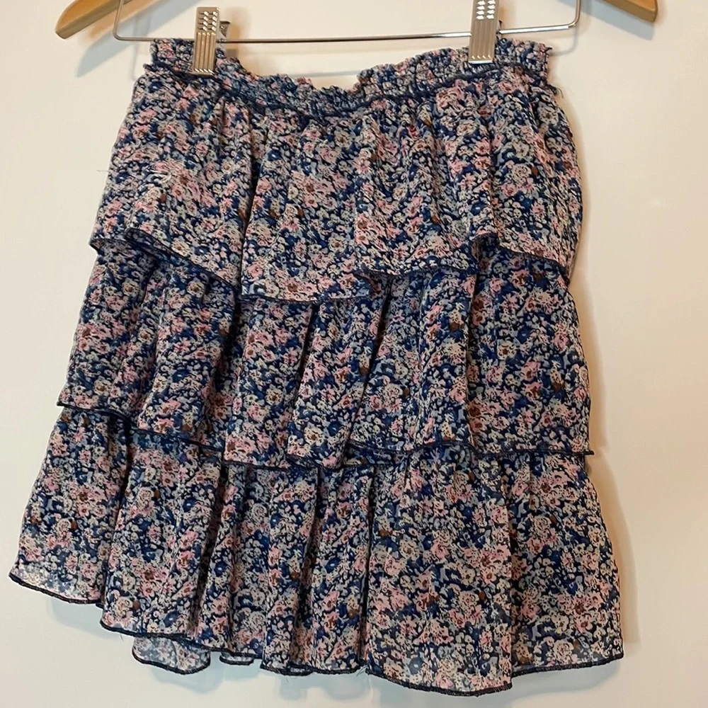 Kidpik floral layered print skirt size XL (14)